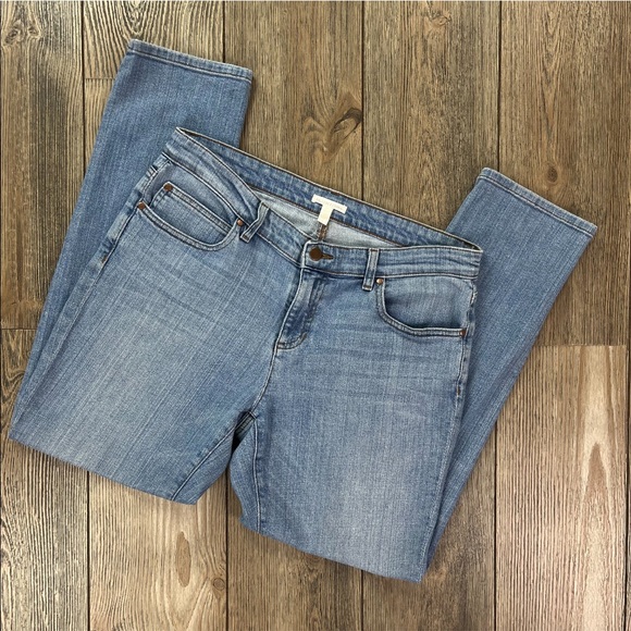 SOLD! Eileen Fisher Organic Cotton Boyfriend Jeans - Picture 2 of 10